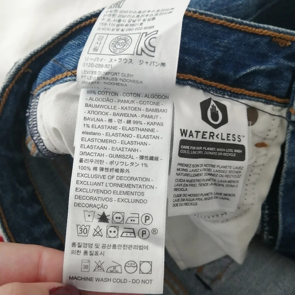 Levi's Premium Wedgie Jeans in These Dreams Medium Wash High Rise Ankle 26 (2) - Picture 12 of 16